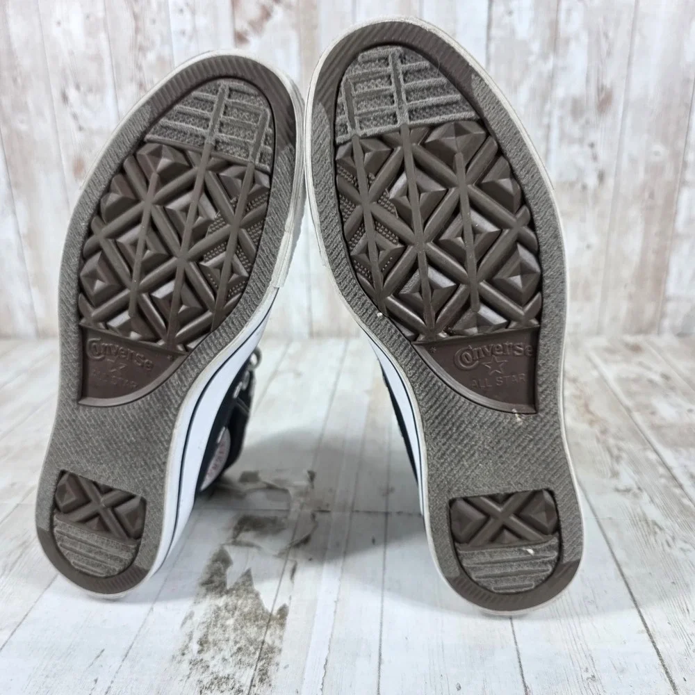Converse Chuck Taylor All Star High Top Black Canvas Sneakers M9160 Womens 7